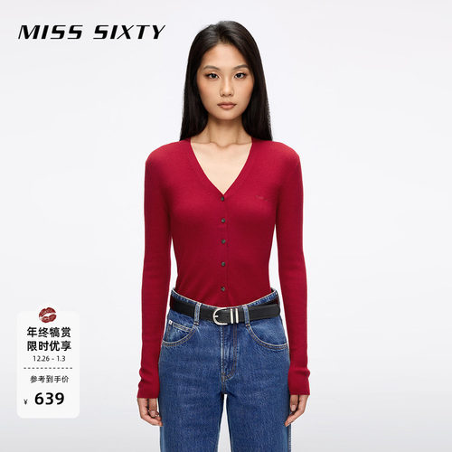 MissSixty刺绣针织开衫