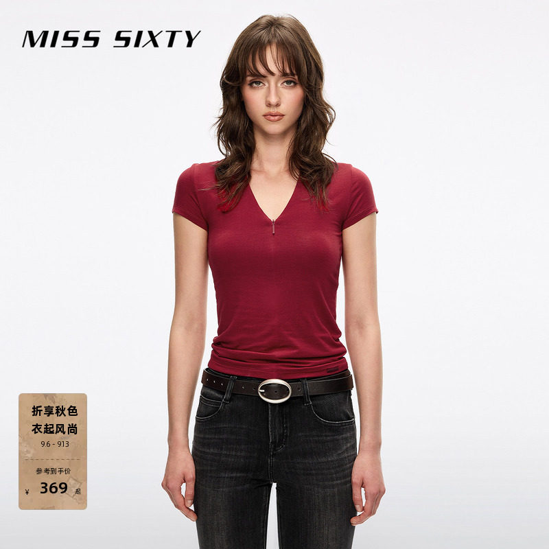 MissSixtyV领徽标T恤图片