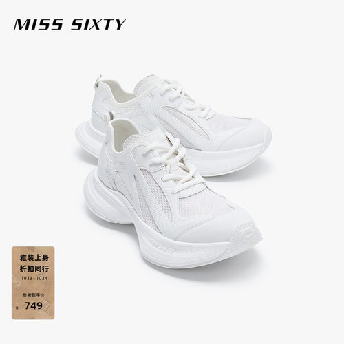 MissSixty网面拼接运动鞋