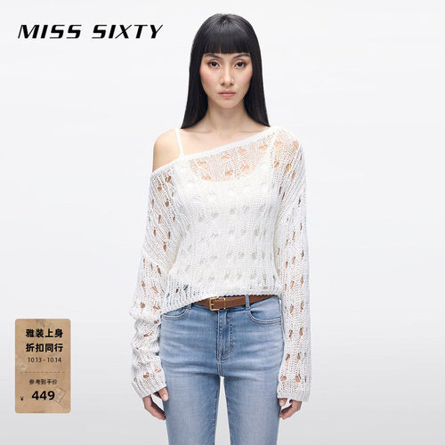 MissSixty露肩针织衫