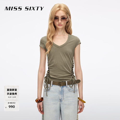 MissSixty镂空绑带上衣