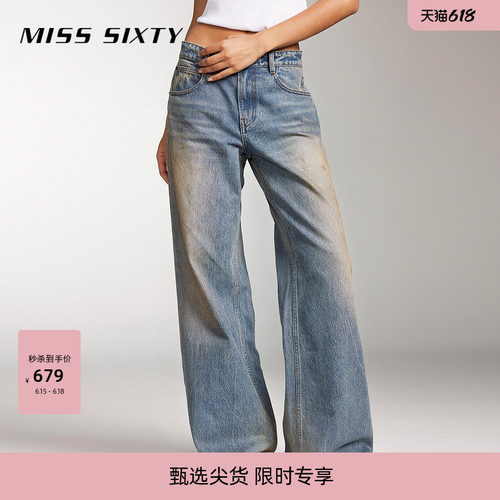 MissSixty废土风低腰牛仔裤