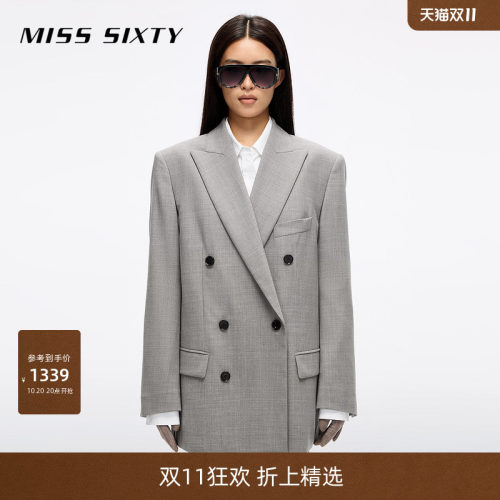MissSixty双排扣西装外套
