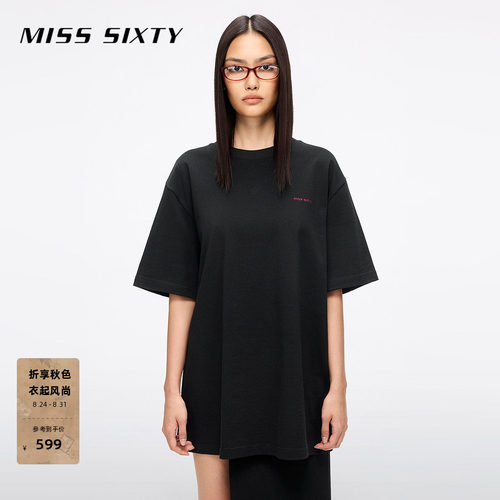 MissSixty钉珠宽松T恤