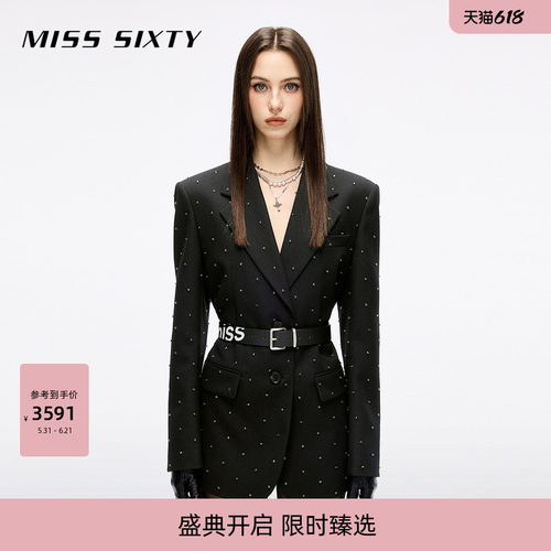 MissSixty钉珠羊毛西装
