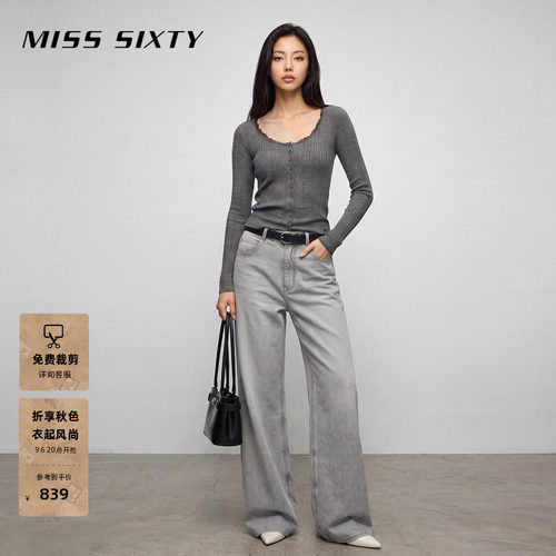 MissSixty宽松阔腿牛仔裤
