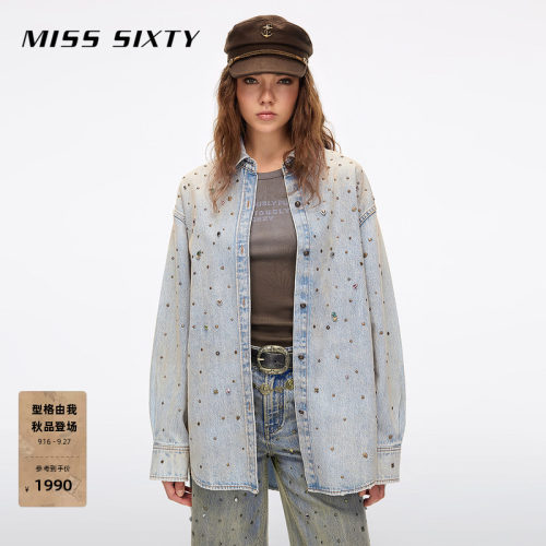 MissSixty彩钻牛仔衬衫