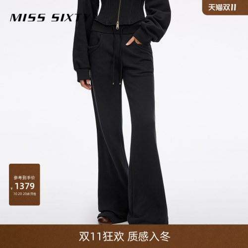 MissSixty松紧腰喇叭裤