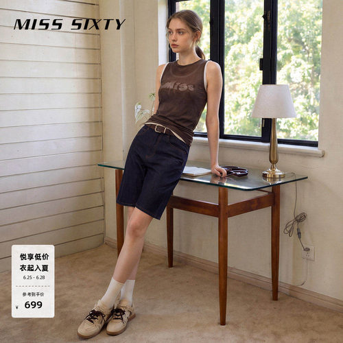 MissSixty阔腿牛仔短裤
