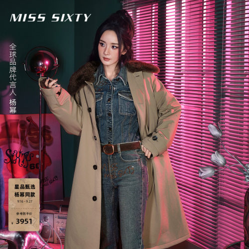 MissSixty毛领夹棉外套
