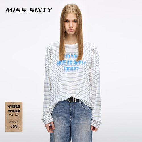 MissSixty印花长袖T恤
