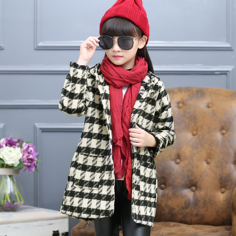 Manteau pour fille en laine - Ref 2162070 Image 4