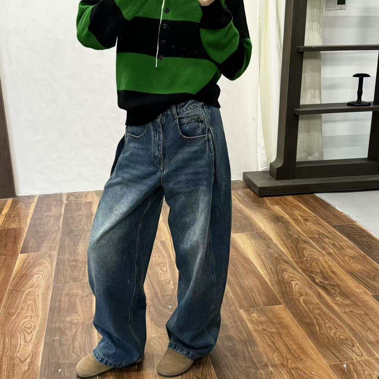 SYReperes D【日日】2024初冬浅色水洗牛仔裤SY-1127-8633