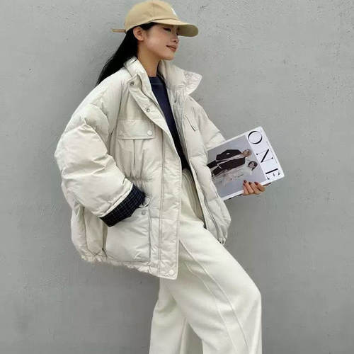 今年流行特惠2025冬季新款韩版时尚休闲百搭新国标50白鸭绒宽松