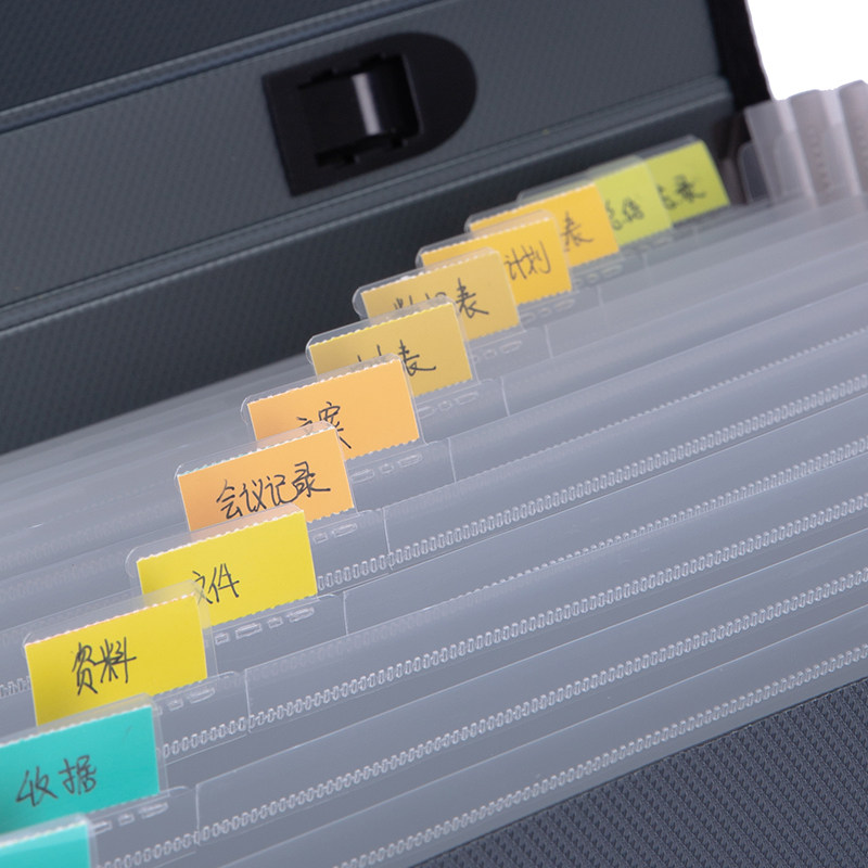 델리 오르간 가방 여성용 가방 크로스 바디 백 휴대용 다층 폴더 가방 간단한 학생 비즈니스 보관 폴더 13 그리드 보관 가방 시험지 분류 가방