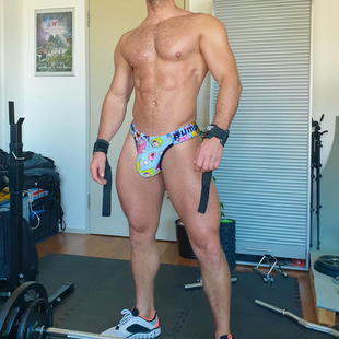 低腰男士高叉三角内裤男生可爱卡通印花青少年学生裤衩运动薄款潮