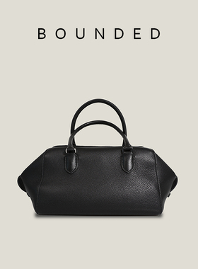 EW Bowling丨半手高品质肉感鹿纹保龄球包大容量通勤牛皮波士顿