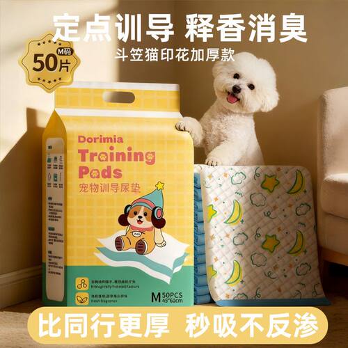 宠物训导狗狗尿垫印花加厚吸水尿片除臭新手比熊诱导上厕所尿布