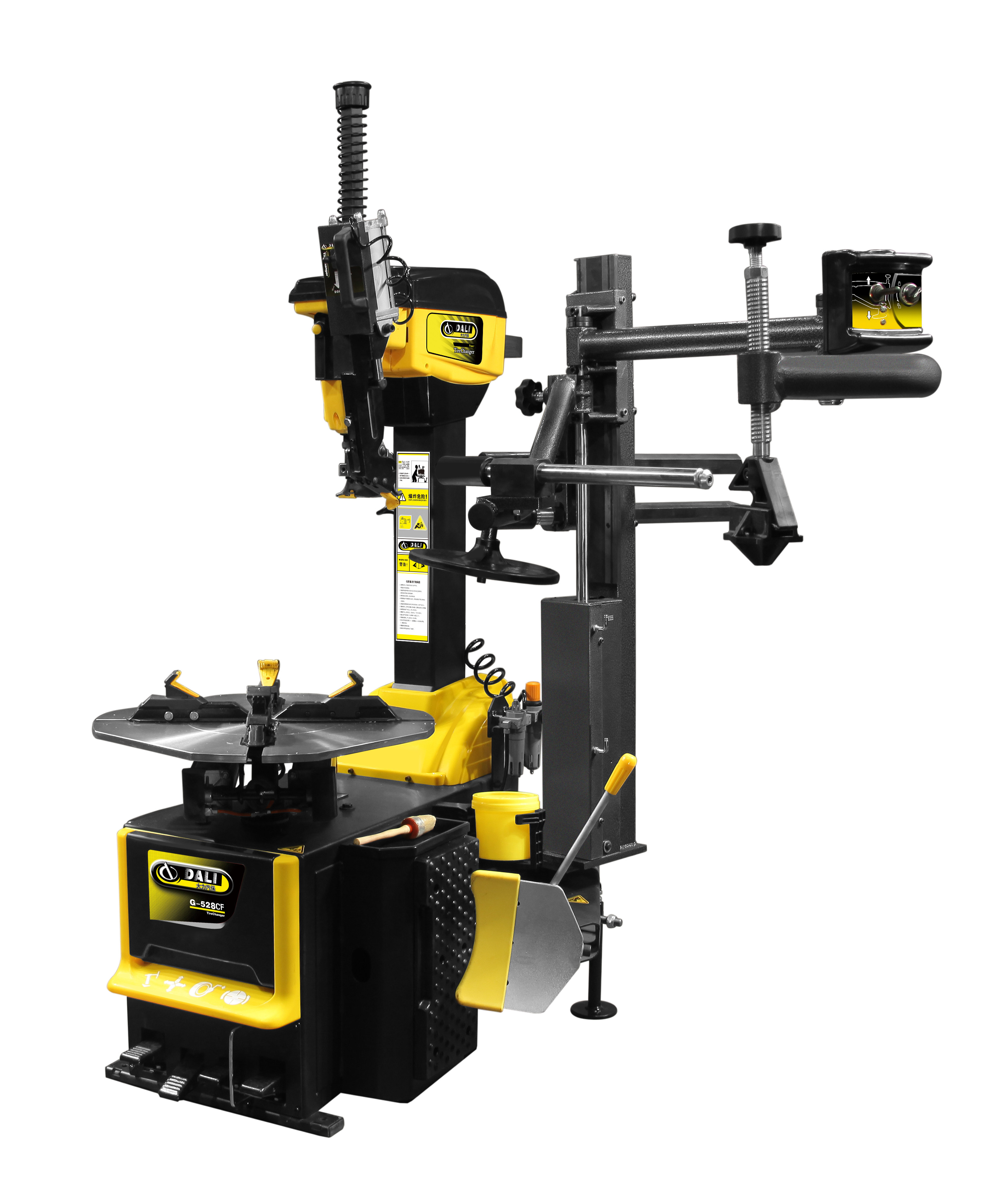 大力扒胎机g-528cf右辅助臂免撬棍防爆胎拆装机大尺寸轮胎拆装机