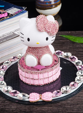 车载摆件美夜思hellokitty香水座