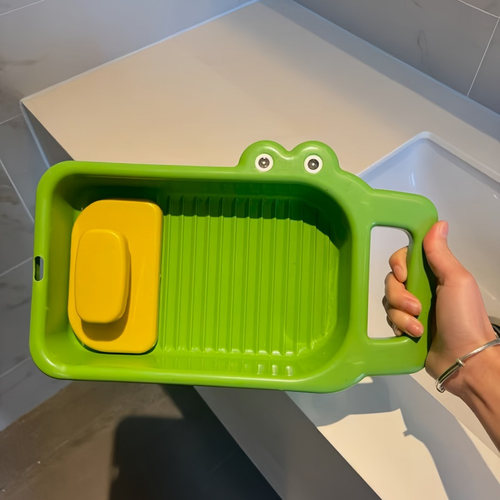 2025款小鳄鱼滚轮式搓衣板家用洗袜子内衣裤神器宿舍手洗内衣板