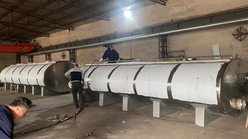 304不锈钢椭圆运输罐液体食品储酒罐卧式废液储罐乳制品污水