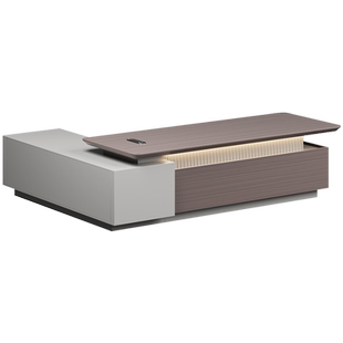 迪欧办公家具 老板桌办公桌 简约现代经理桌总裁桌班台办公室家具