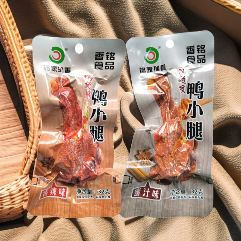 香铭鸭小腿铭家瑞香鸭翅根蜜汁香辣福建龙岩土楼特产卤味休闲零食