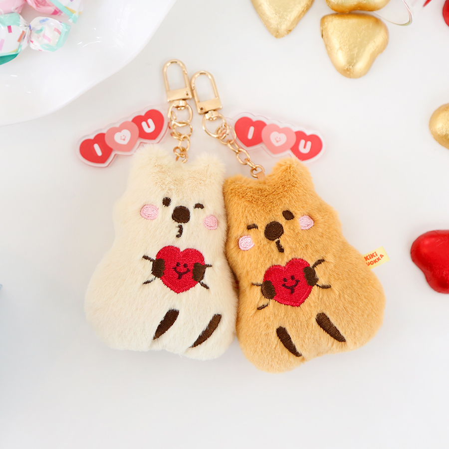 KIKIQUOKKA爱心挂件亲亲情侣礼物