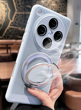 适用oppofindx8pro手机保护壳findx8ultra新款360°磁吸支架超薄保护套por防摔全包散热黑色MagSafe男女夏季