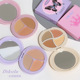 三色遮瑕盘遮盖斑点黑眼圈痘印提亮脸部强力巨遮瑕笔高光膏一体盘