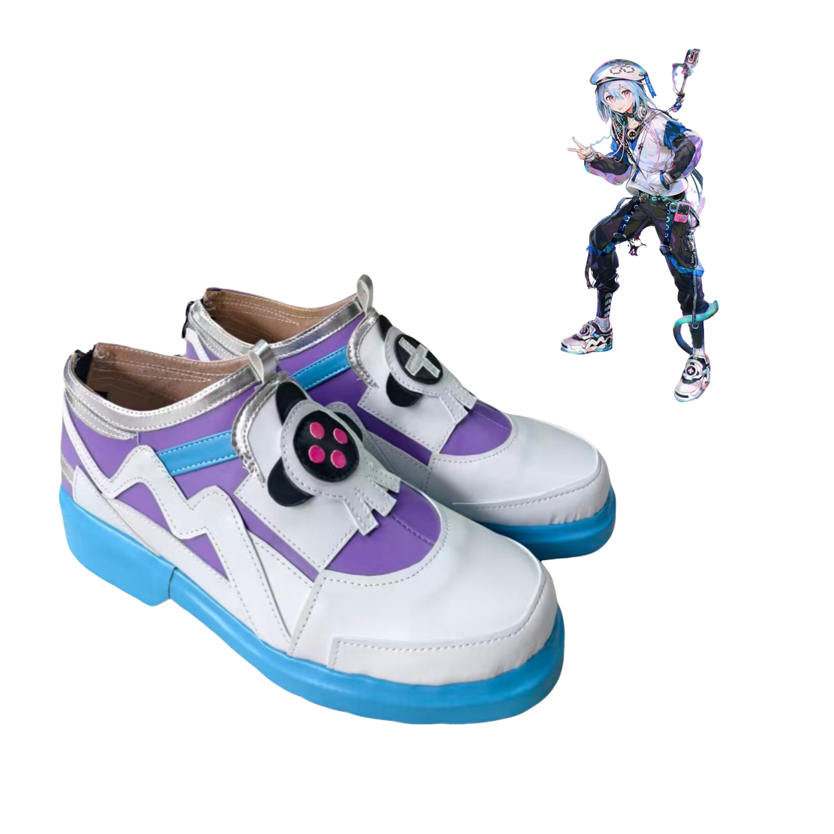 Cosplay鞋 明日方舟的水月Cosplay鞋子cos鞋定做