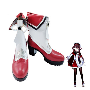 胡桃海灯节cos鞋子原神胡桃宿雪桃红香菱岁夜欢哗cosplay鞋