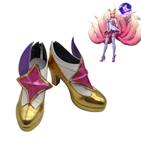 lol魔法少女 星之守护者阿狸 cos鞋cosplay鞋子定做