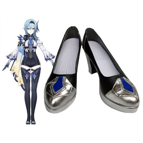 游戏原神cosplay五星号冰大剑Eula优菈cos鞋子cosplay鞋
