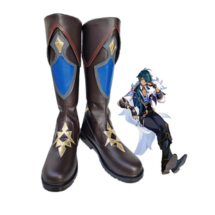 萌萌动漫 原神cos鞋蒙德西风骑士团骑兵队长凯亚鞋子cosplay道具