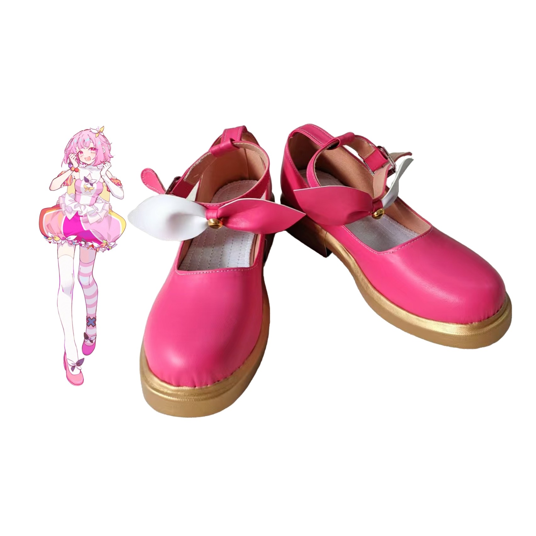 世界计划多彩舞台3周年 凤绘梦 凤笑梦cosplay鞋子定做图片