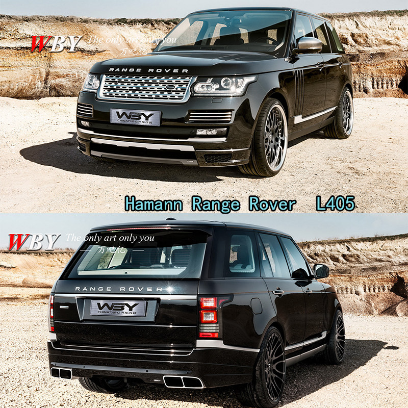 路虎揽胜行政版RangeRover改装HAMANN大小包围前唇后杠四出排气