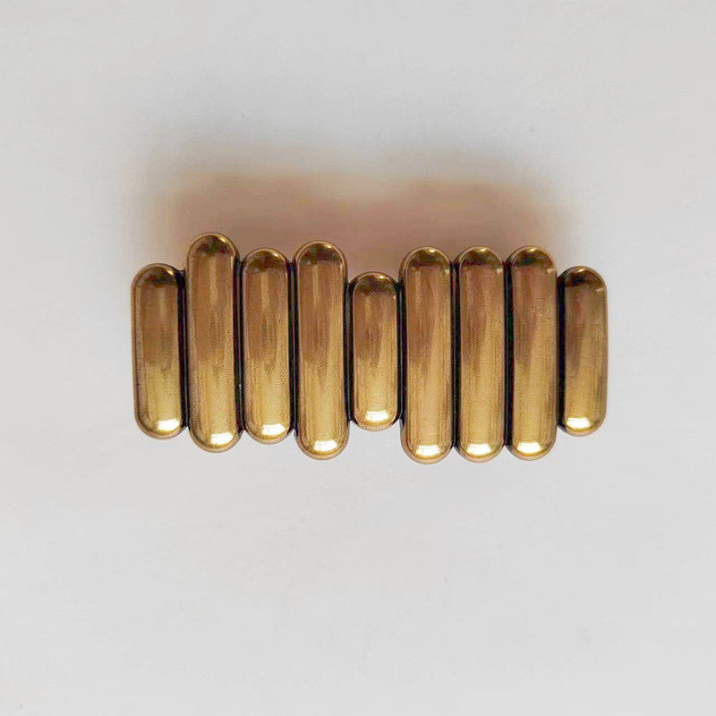 2.5cm宽适用于平滑扣有孔皮带扣头合金扣女款板扣腰带头时尚百搭