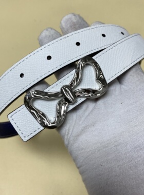 牛太古女士皮带韩版休闲百搭简约蝴蝶扣二层牛皮真皮腰带2025新款