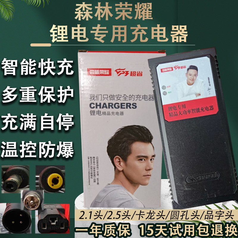 森林荣耀大功率快充锂电池充电器