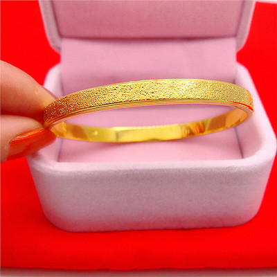 磨砂24k结婚新娘风黄铜镀金