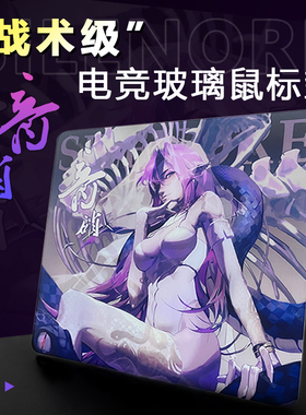 音硝 战术级fps游戏鼠标垫微蚀刻玻璃定制csgo2瓦无畏契约 云联科