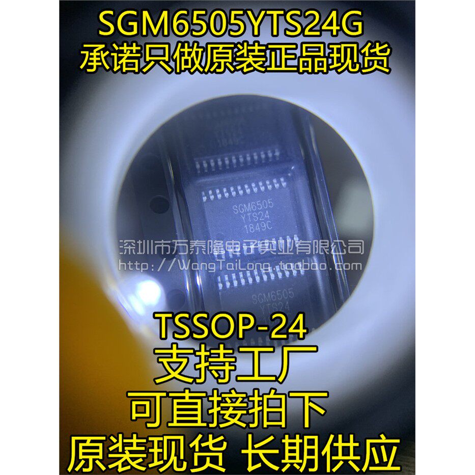 圣邦微 SGM6505YTS24G SGM6505 TSSOP24 6刀6掷模拟开关全新 - 实物图