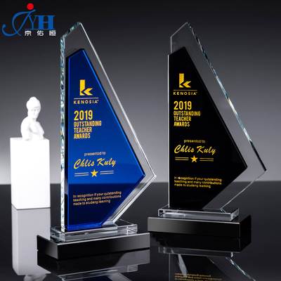 帆船奖杯定制风雨同舟蓝色奖杯刻字水上运动颁奖礼品制作优秀年会