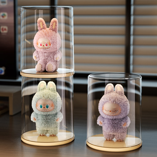 亚克力防尘可旋转盲盒展示盒