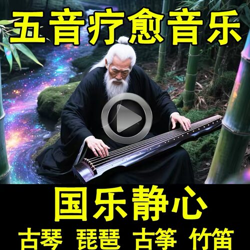 五音养生经典轻音乐u盘U优舒缓心情古琴琵琶笛子茶室车载无损纯音