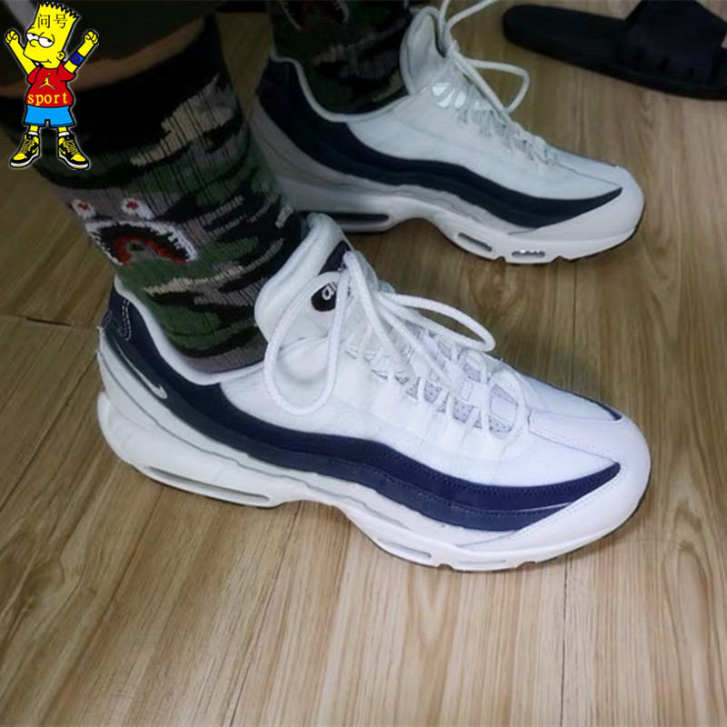 【特价清仓】nike air max95 白蓝渐变 休闲运动增高复古跑步鞋 7
