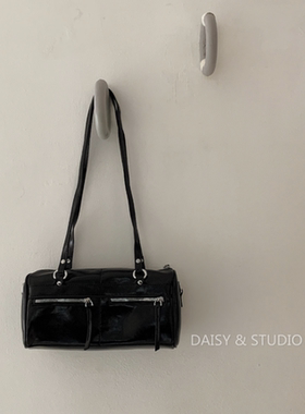 Maybins韩国2024夏季新品简约气质多口袋便携单肩腋下包手提包