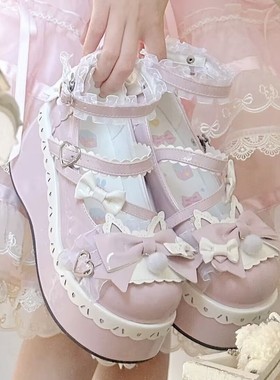 玛格丽猫原创Lolita日系y2甜酷可爱软妹jk洛丽塔鞋甜美lo鞋女鞋子